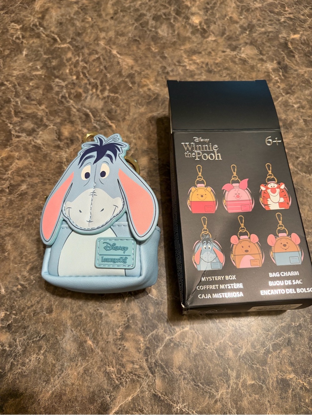 Loungefly Disney Eeyore Blue & Pink Key/Card Holder